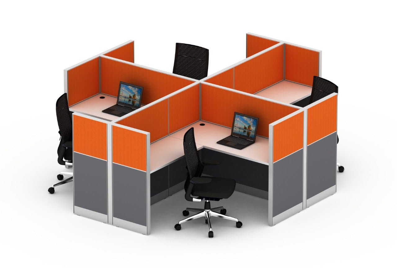 Workstation 4 Staff Berhadapan