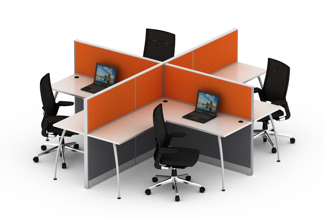 Workstation 4 Staff Berhadapan